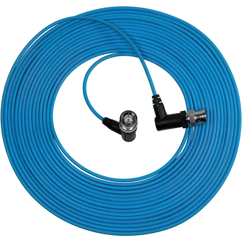 Kondor Blue Ultra Thin 6G SDI Video Cable Right Angle BNC (25ft)