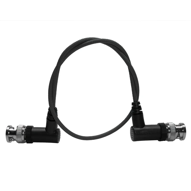 Kondor Blue Ultra Thin 3G SDI Video Cable Right Angle BNC (16") (Raven Black)