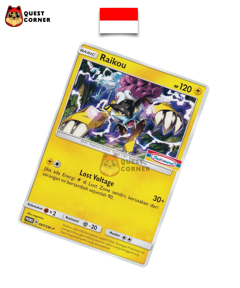Raikou 087/SM-P Indomaret Promo – Indonésien – NM