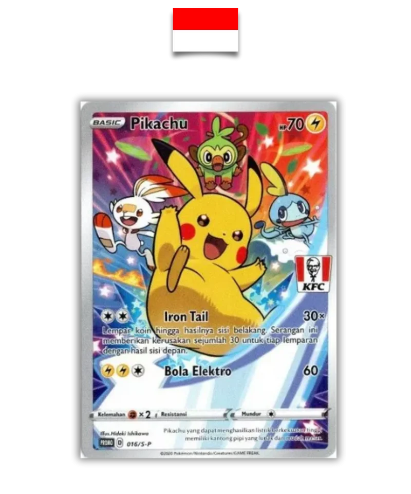 Pikachu KFC 016/S-P – Indonésien