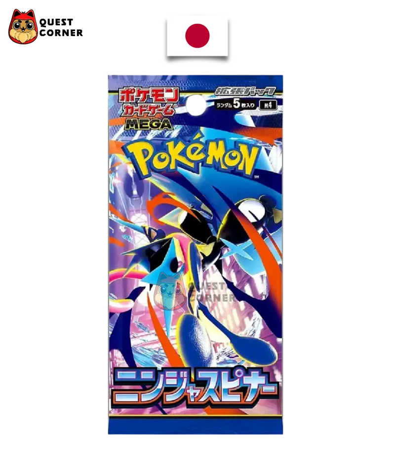 Booster Pokémon – Ninja Spinner – M4 – Japonais – Non trié / Non pesé