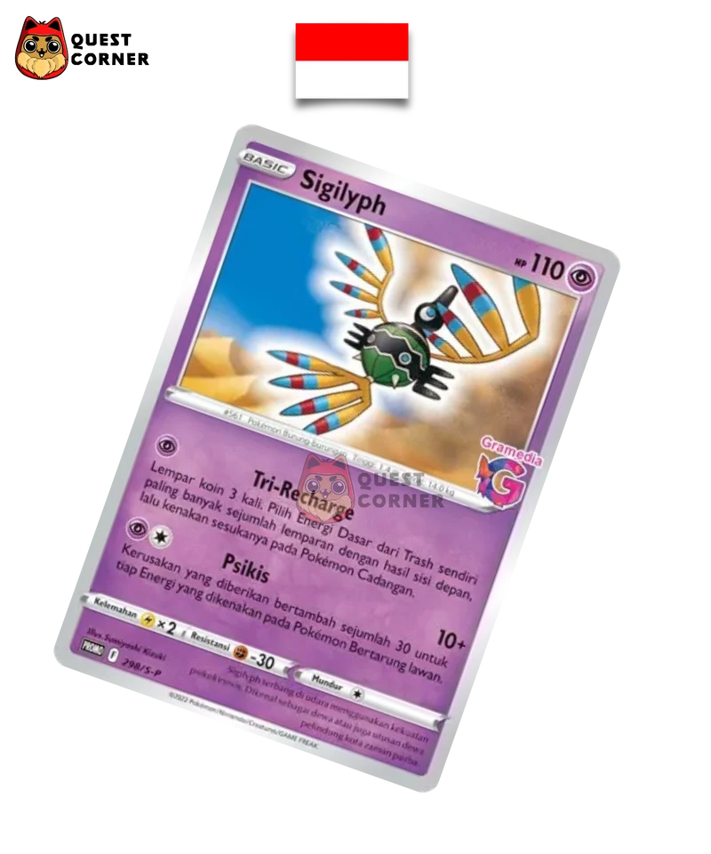 Carte Pokémon - Cryptéro 298/S-P - Promo Gramedia - Indonésien
