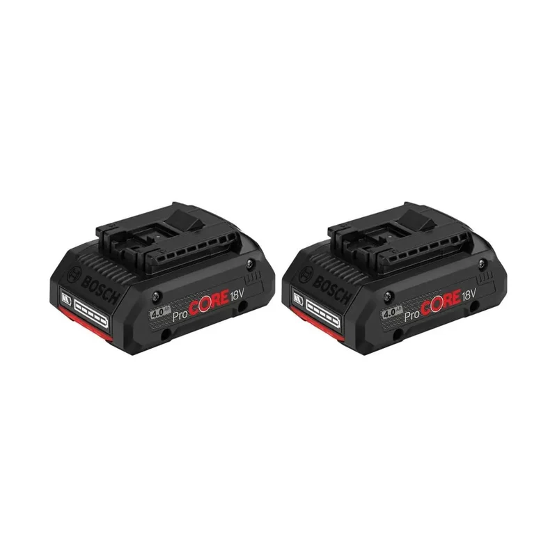 Pack 2 batteries + 1 chargeur BOSCH PRO 18V Li-Ion 4Ah ProCORE - Reconditionné