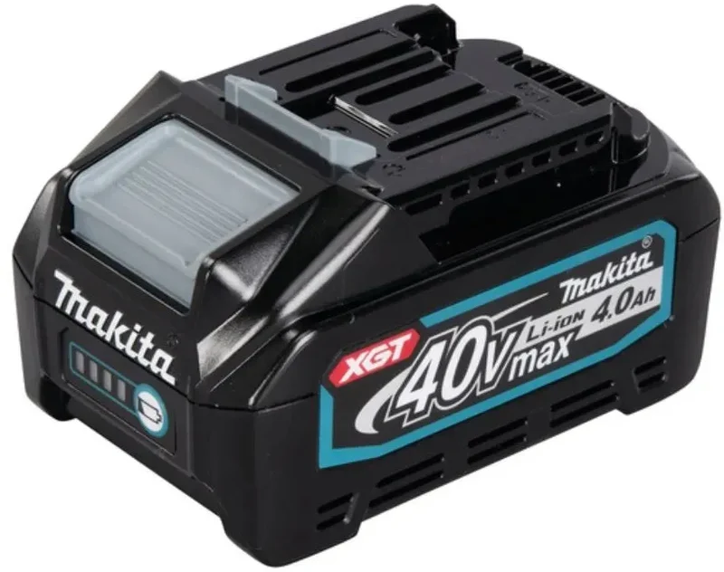 Pack 2 batteries + 1 chargeur MAKITA 40V Li-Ion 4Ah XGT DC40RA / 2XBL4040 + coffret MAKPAC 191J97-1 - Déstockage
