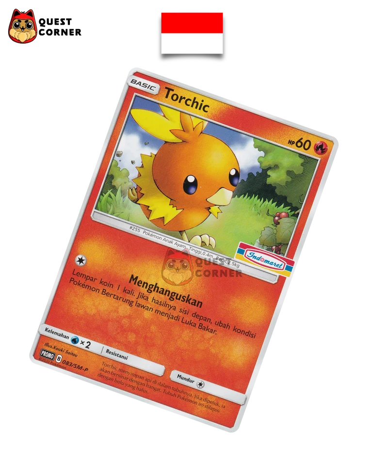 Carte Pokémon Poussifeu 083/SM-P Indomaret Promo – Indonésien – NM