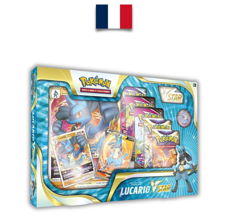 Coffret Pokémon – Collection Premium Lucario-VSTAR – Français – Scellé