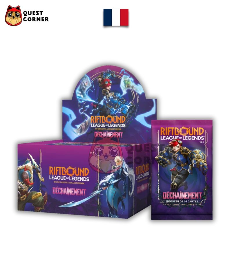 Display Riftbound – Déchaînement – League of Legends TCG – Français