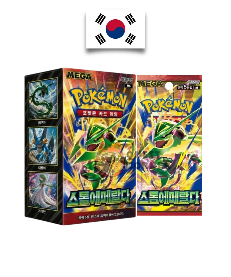 Display Pokémon Storm Emeralda M6 – Coréen – Scellé