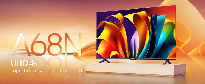 Hisense 55A68N - Téléviseur 55'' 4K Google TV