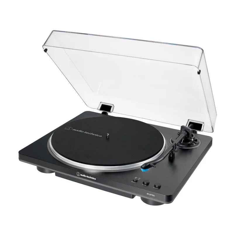 audio-technica AT-LP70XB - Table tournante à entraînement par courroie entièrement automatique
