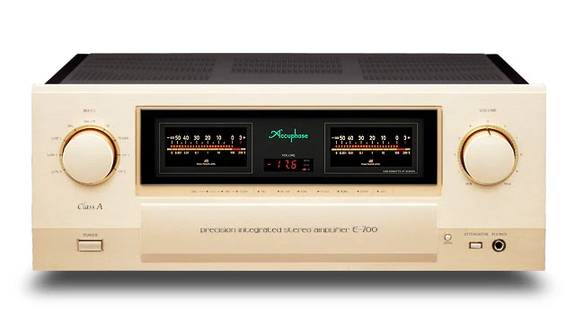 Accuphase E-700 - Amplificateur stéréo intégré 35W/C Pur Classe A, facteur amortissement de 1000