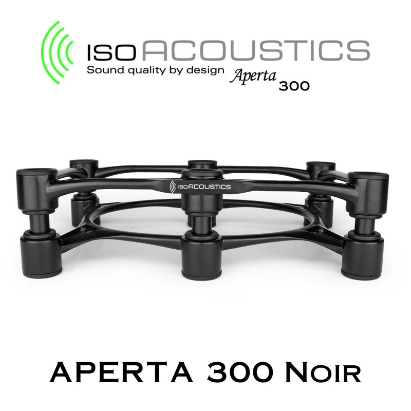 IsoAcoustics Aperta 300 - Supports isolateurs inclinables pour enceintes acoustiques 60lb (Unité)