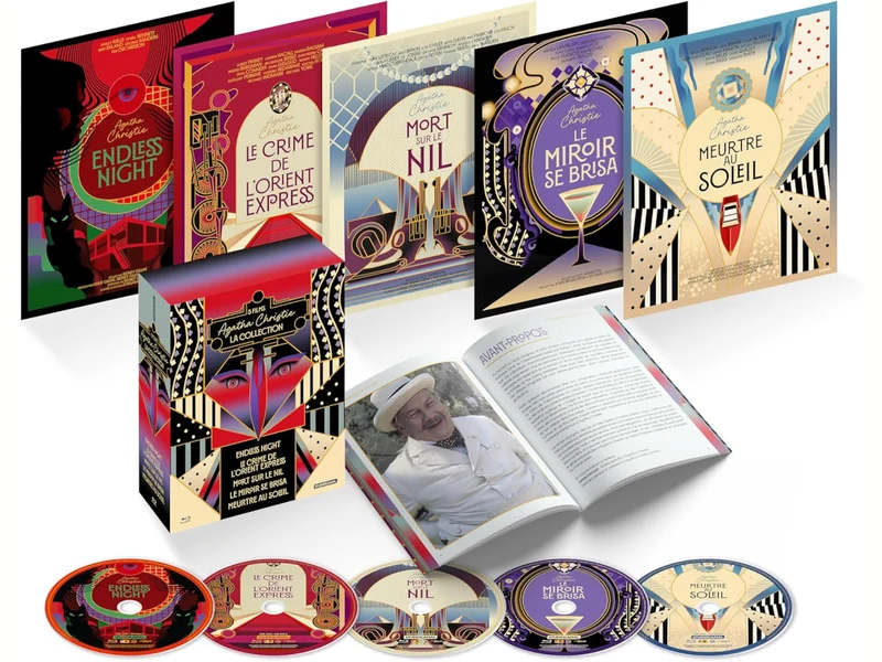 COFFRET 5 FILMS - AGATHA CHRISTIE - VERSIONS RESTAURÉES - 5 UHD 4K