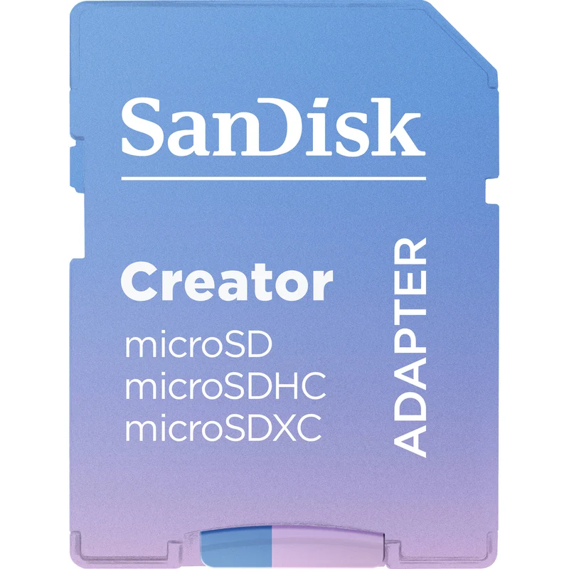 SanDisk 128GB Creator Series UHS-I microSDXC Memory Card with SD Adapter