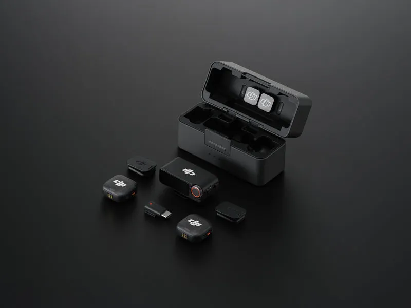 DJI Mic 3 2-Person Compact Wireless Microphone System/Recorder for Camera & Smartphone