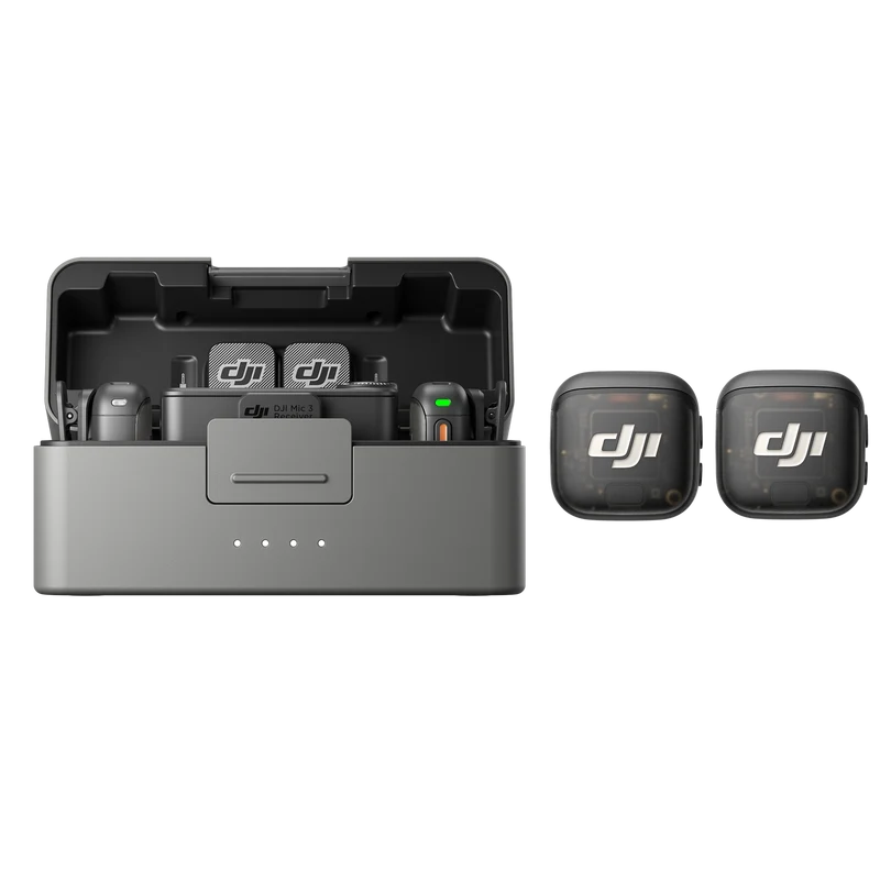 DJI Mic 3 2-Person Compact Wireless Microphone System/Recorder for Camera & Smartphone