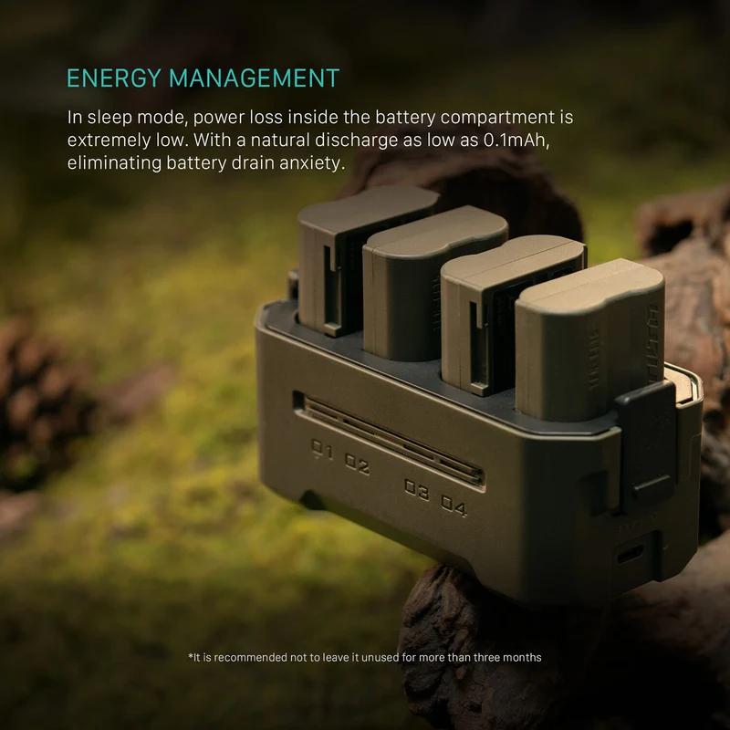 Tilta Portable Charging Station for EN-EL15C Batteries