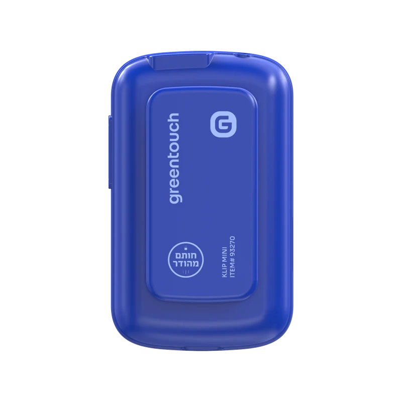 Greentouch Klip Mini 64GB MP3 Player - With SD Slot - Blue