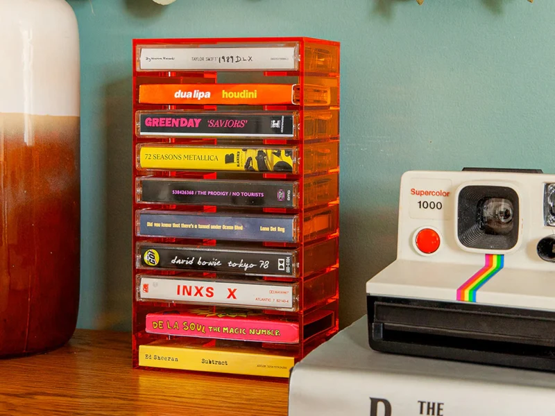 WE ARE REWIND Support 10 Cassettes Orange