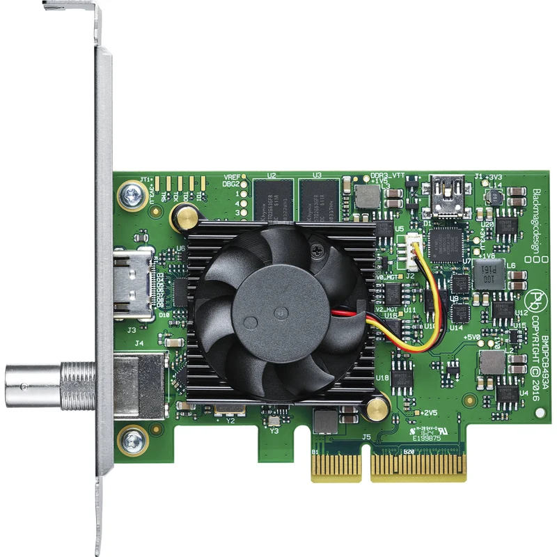 Blackmagic Design DeckLink Mini 4K Recorder Card with Low Profile PCIe Capture