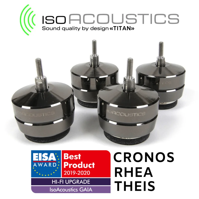IsoAcoustics GAIATITAN THEIS (4) - Amortisseurs de vibrations enceintes 320 lbs