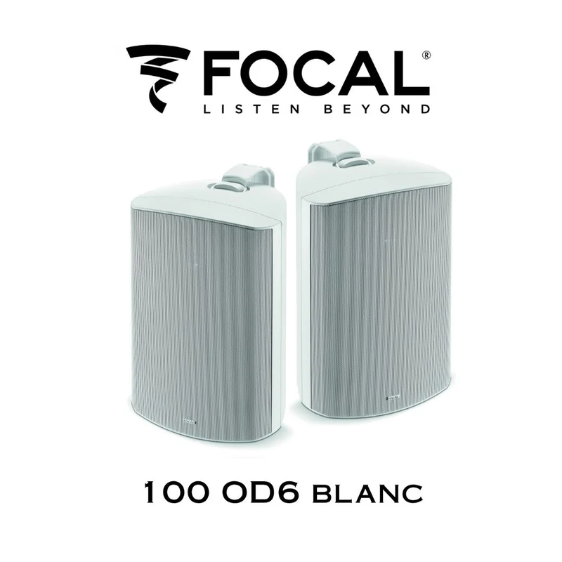 Focal 100OD 6 - Enceinte d'extérieur 6.5'' idéal pour terrasse, jardin ou patio (paire)