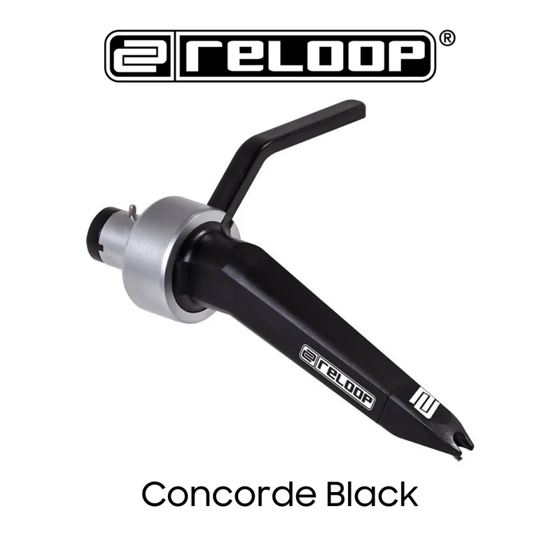 Reloop Concorde Black : Cartouche à aimant mobile (Moving Magnet MM) parfaite pour DJ et le «scratching»