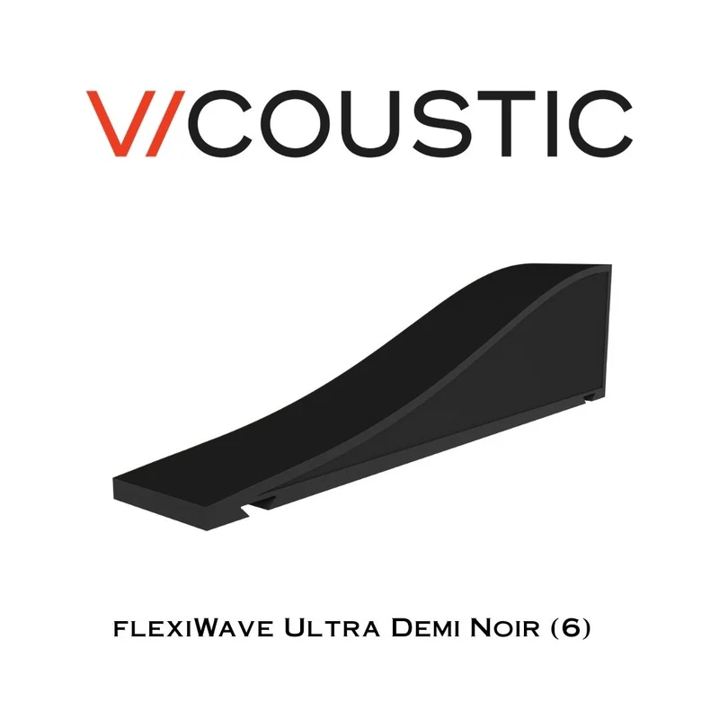 Vicoustic FlexiWave Ultra Demi - Panneaux acoustiques hybride absorbeurs et diffuseurs (6 Unités)