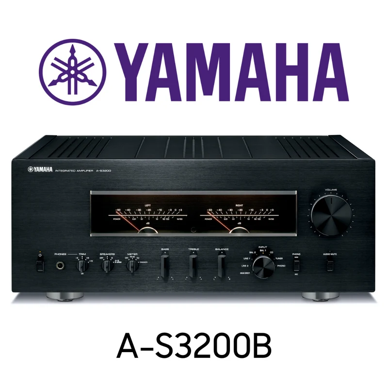 Yamaha AS3200 - Amplificateur stéréo intégré 100Watts par canal, entrée phono, HP A/B