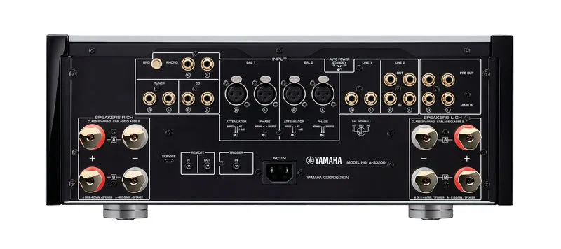 Yamaha AS3200 - Amplificateur stéréo intégré 100Watts par canal, entrée phono, HP A/B