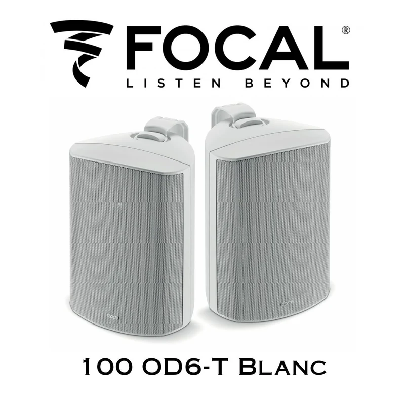 Focal 100OD6 - Enceinte d’extérieur qui adapte sa puissance au sein d’une installation 70/100 volts