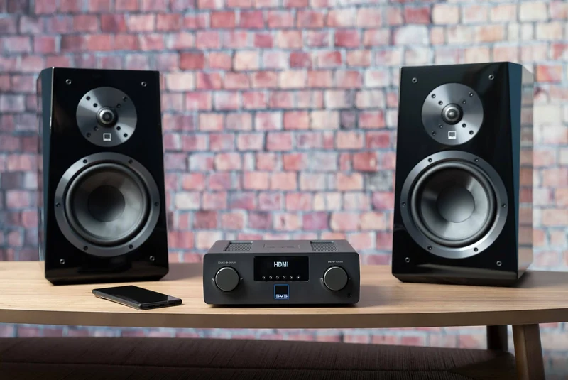 SVS Prime Wireless Pro Soundbase - Amplificateur 150Watts x 2 (300Watts) multipièce sans fil avec Bluetooth® intégrés