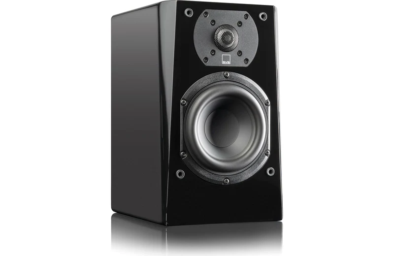 SVS Prime Wireless Pro - Enceintes d'étagère amplifiées 200Watts (Piano Gloss Noir/Blanc)