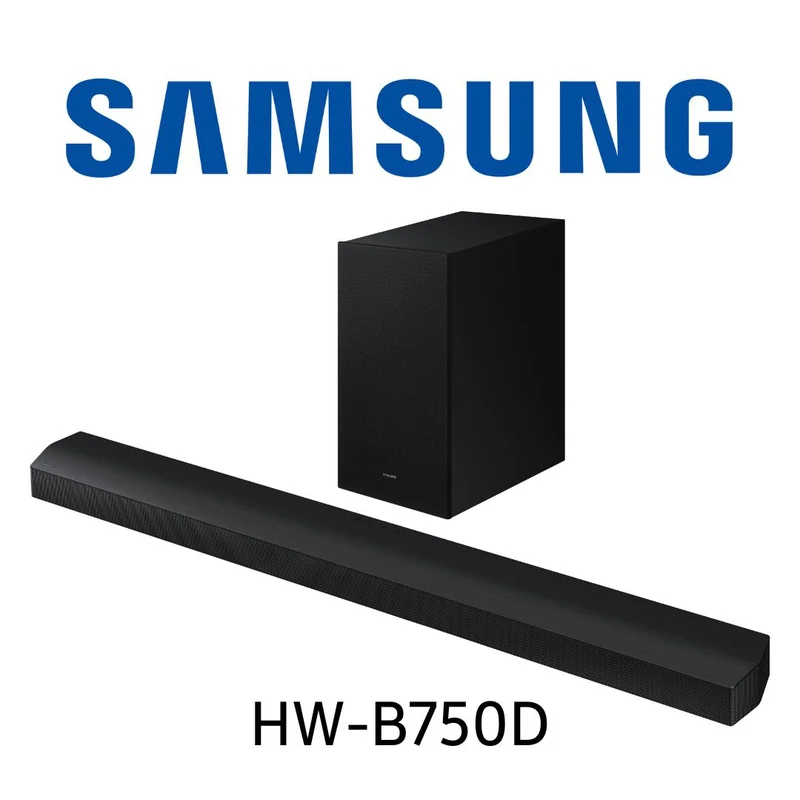 Samsung HW-B750D - Barre de son 5.1 canaux, 6HP, caisson de basses sans fil, Dolby Atmos