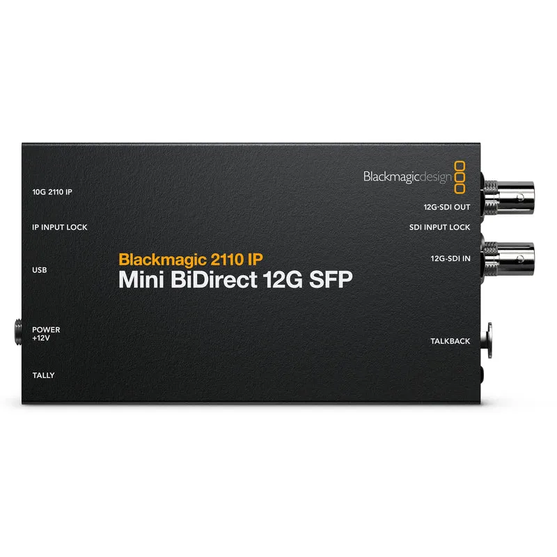 Blackmagic Design 2110 IP Converter - Mini BiDirect 12G SFP to SMPTE-2110