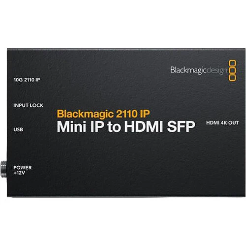Blackmagic Design 2110 IP Converter - Mini IP to HDMI SFP