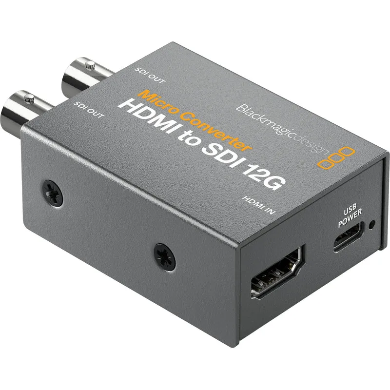 Blackmagic Design Micro Converter HDMI to SDI 12G with 5V Power Supply