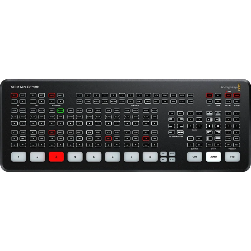 Blackmagic Design ATEM Mini Extreme Switcher with 8 HDMI Inputs