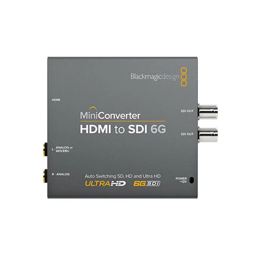 Blackmagic Design Mini Converter - HDMI to SDI 6G with 12V Power Supply