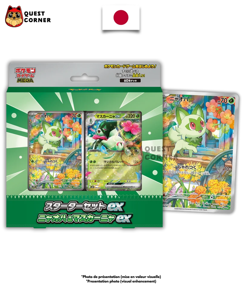 Deck Pokémon - Poussacha AR & Miascarade ex - Mega Starter Deck - Japonais