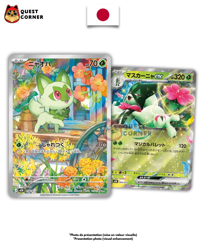 Deck Pokémon - Poussacha AR & Miascarade ex - Mega Starter Deck - Japonais