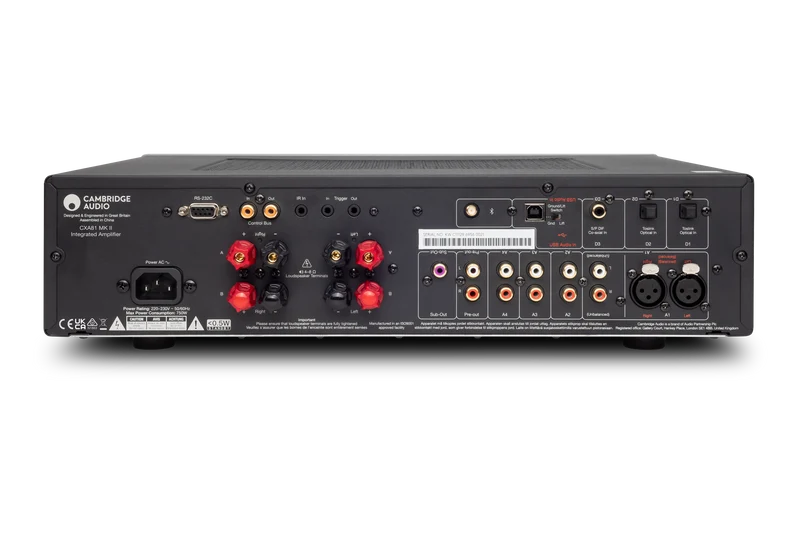 Cambridge Audio CXA81MKII - Amplificateur stéréo intégré 80Watts/C, Bluetooth apX HD