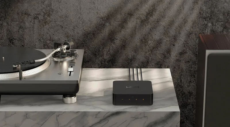 WIIMPRO | Lecteur réseau, préamp avec Wi-Fi et Bluetooth (Noir)