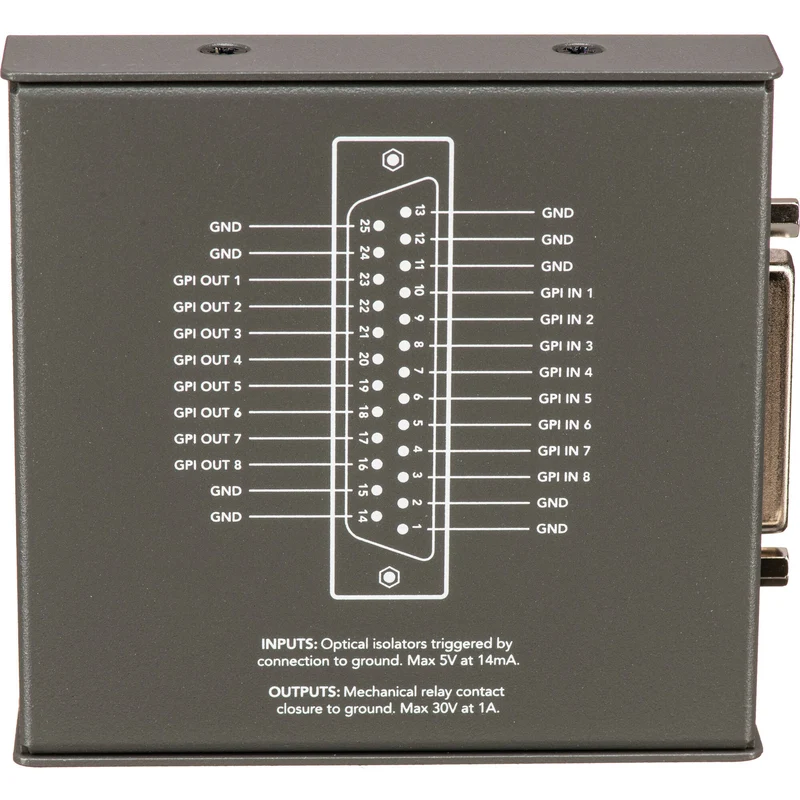 Blackmagic Design GPI and Tally Interface for ATEM Production Switchers