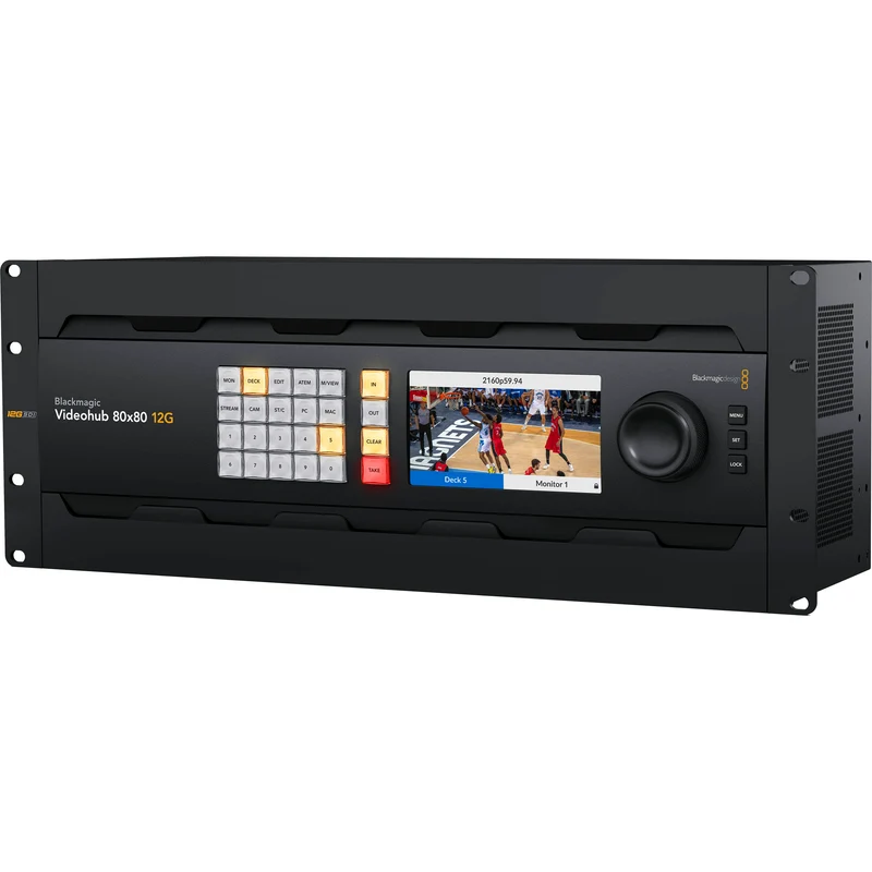 Blackmagic Design Videohub 80x80 12G Routing Switcher