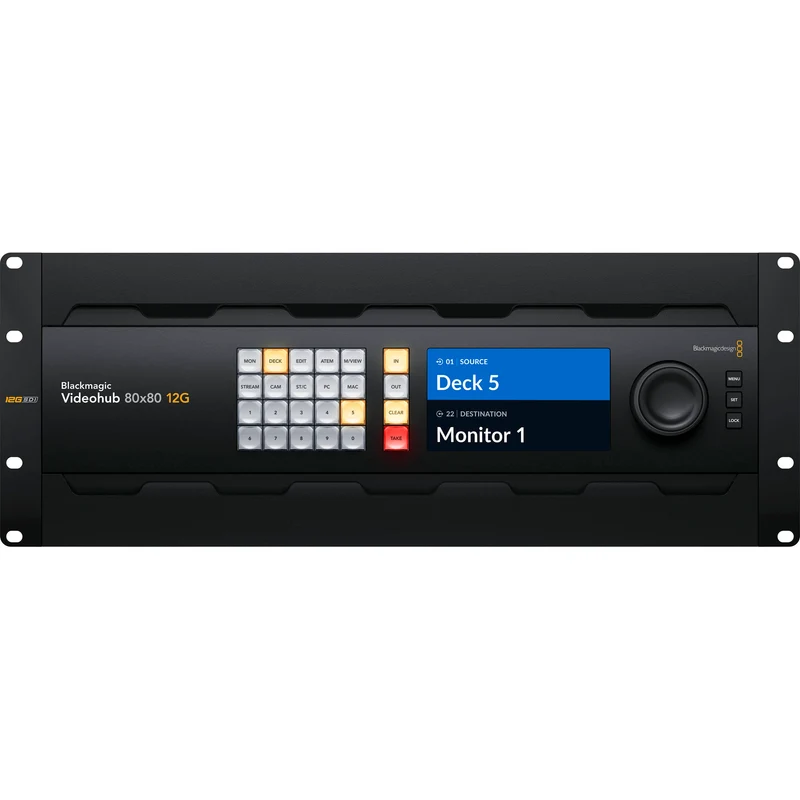 Blackmagic Design Videohub 80x80 12G Routing Switcher