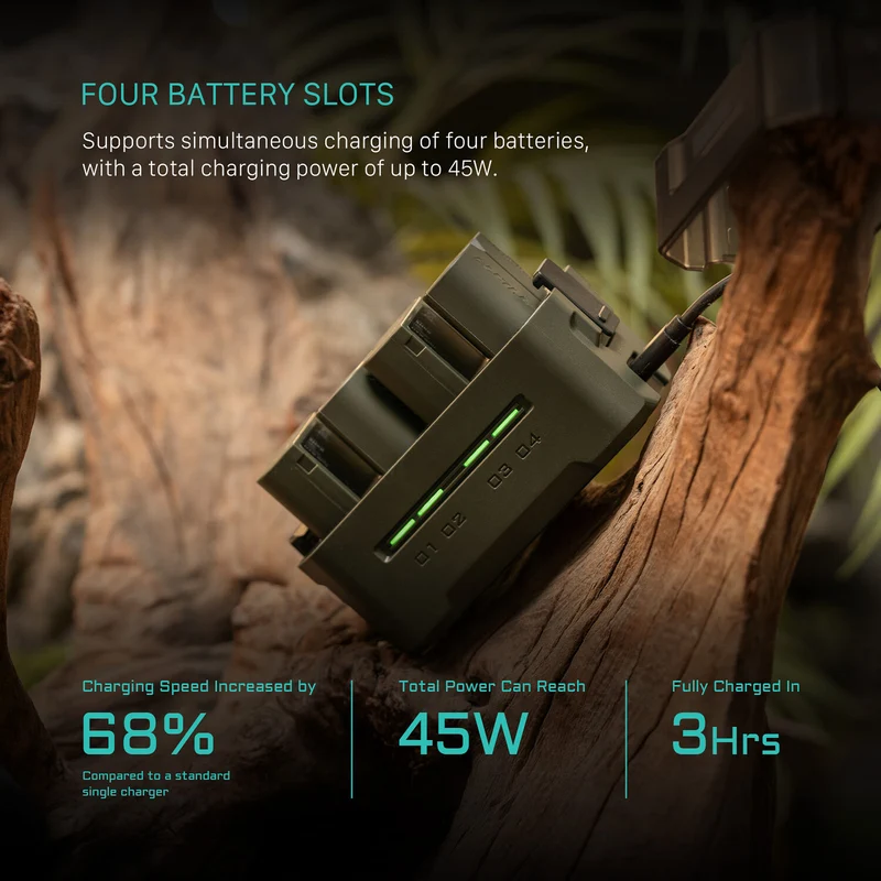 Tilta Portable Charging Station for DMW-BLK22 Batteries