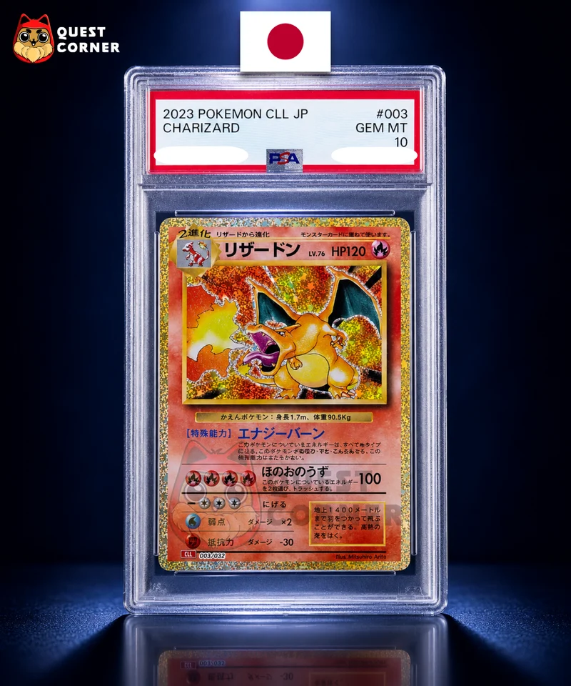 Dracaufeu 003/032 – CLL – Japonais – PSA 10