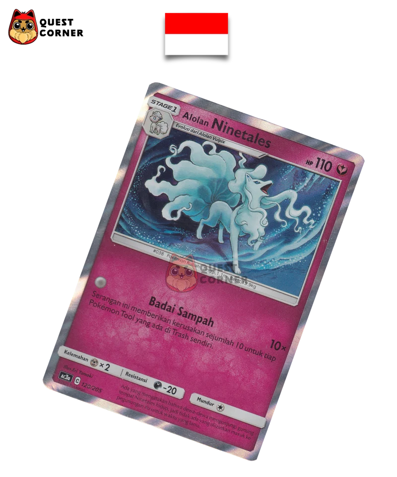 Feunard d’Alola 120/205 – AC3A – Indonésien – NM