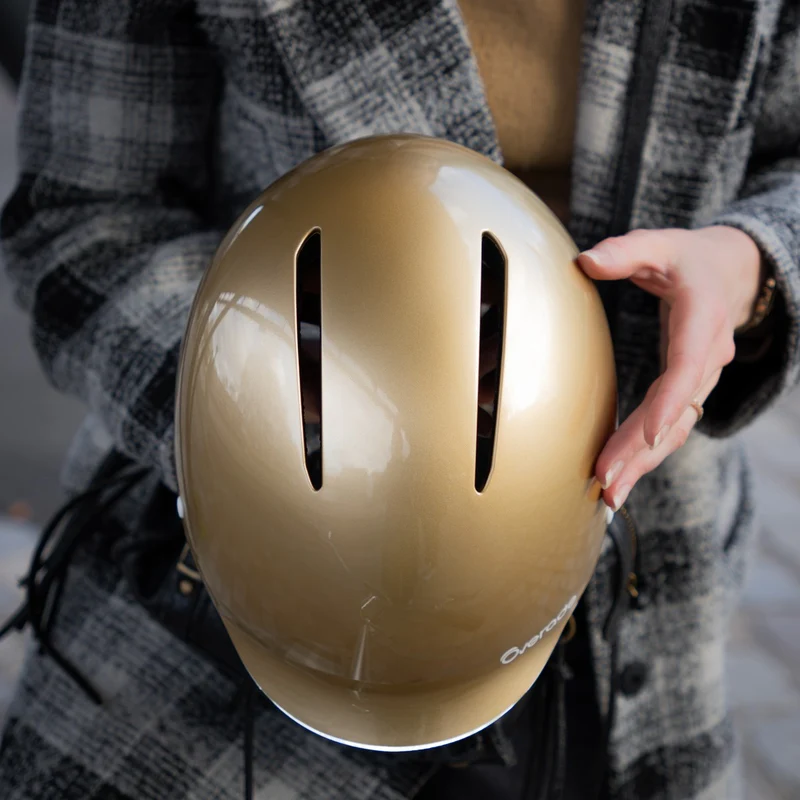 Casque vélo à visière lumineux avec clignotants Overade Life